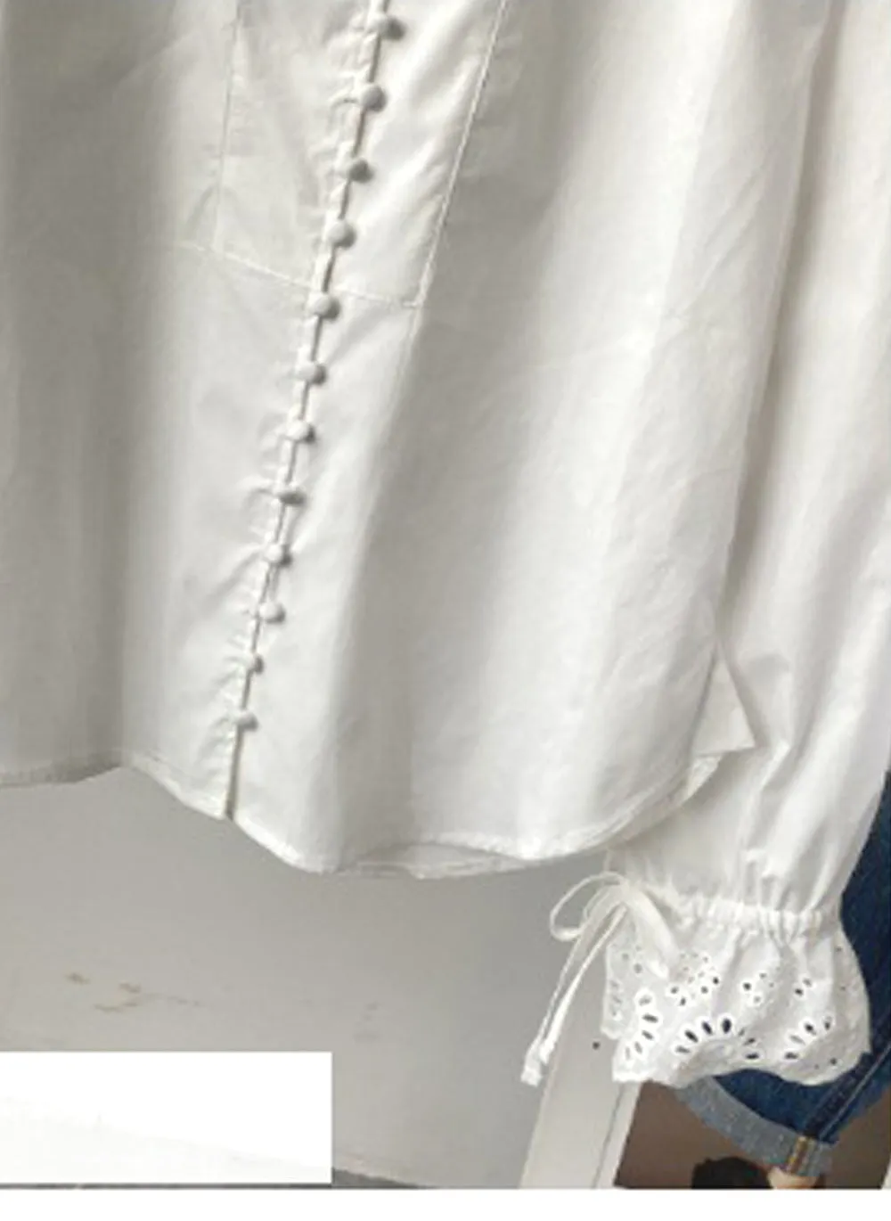 100% Crisp Cotton Front Bib Shirt with High-Neck and Tie Eyelet Cuffs