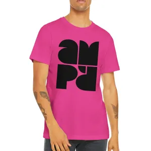 Amp'd Black Logo  -  Premium Unisex Crewneck T-shirt