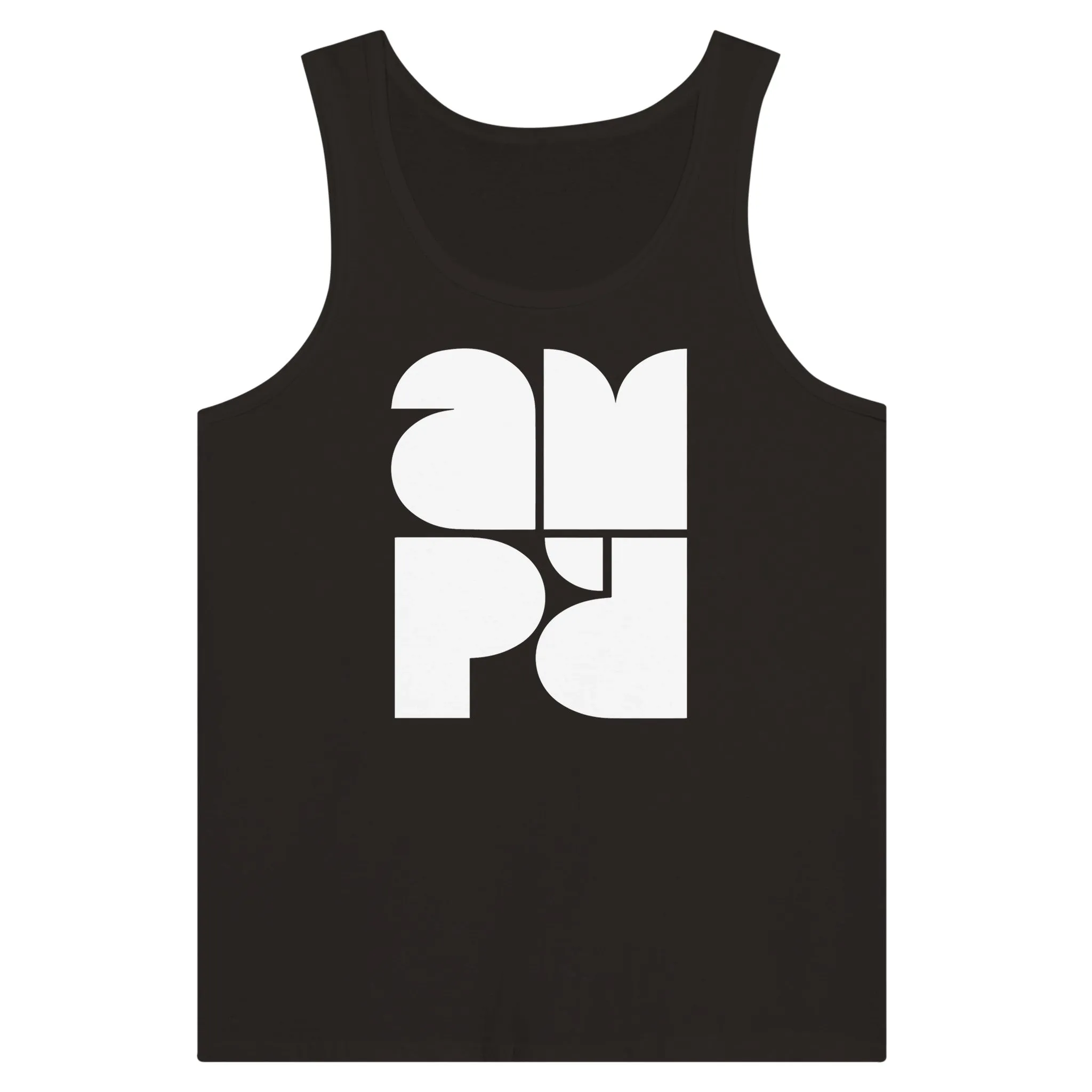 Amp'd White Logo  -  Premium Unisex Tank Top