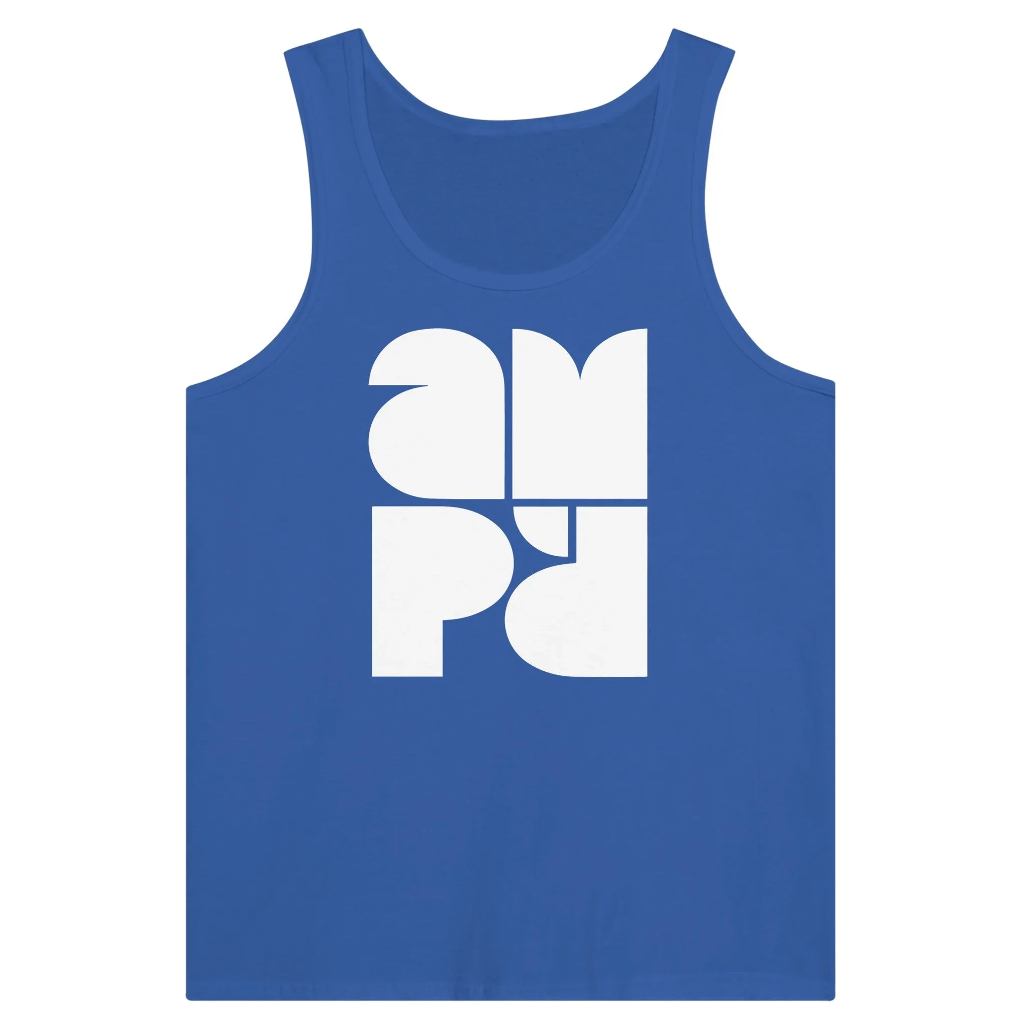 Amp'd White Logo  -  Premium Unisex Tank Top
