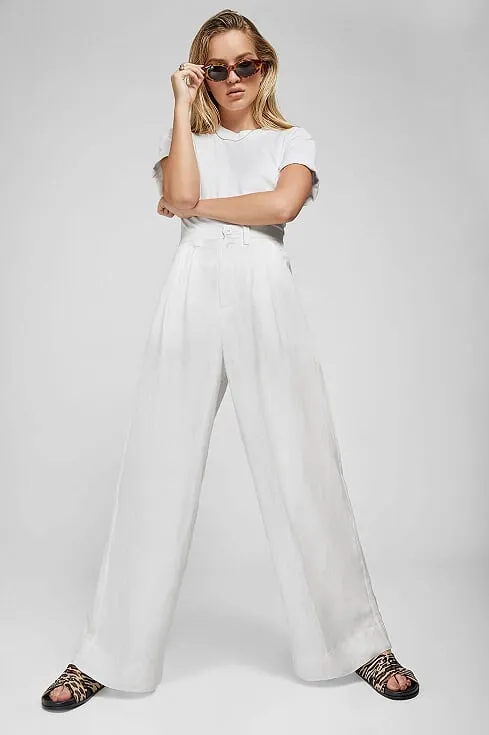 Anine Bing - Carla Pants White