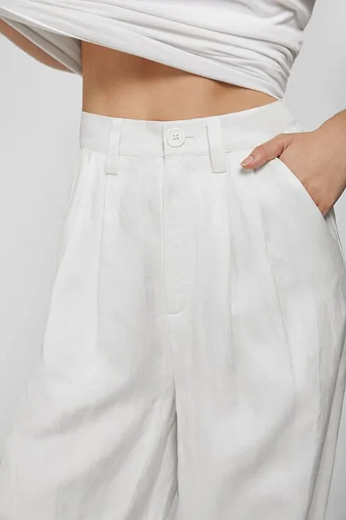 Anine Bing - Carla Pants White