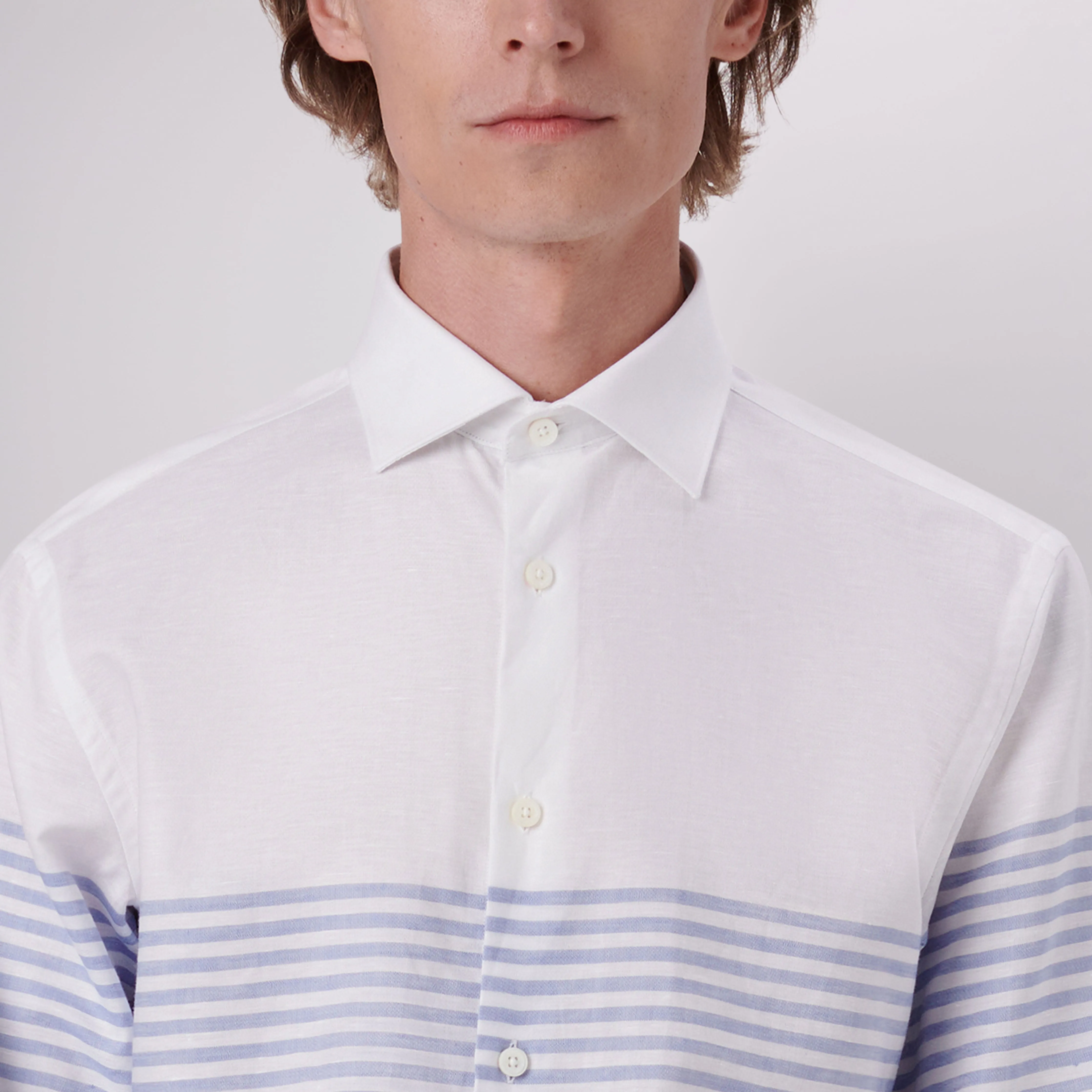 Axel Placement Striped Shirt