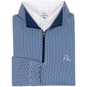 Cali Performance Q-Zip | The Cali - Admiral Navy/White