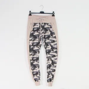 Camouflage relaxed joggers with drawstring