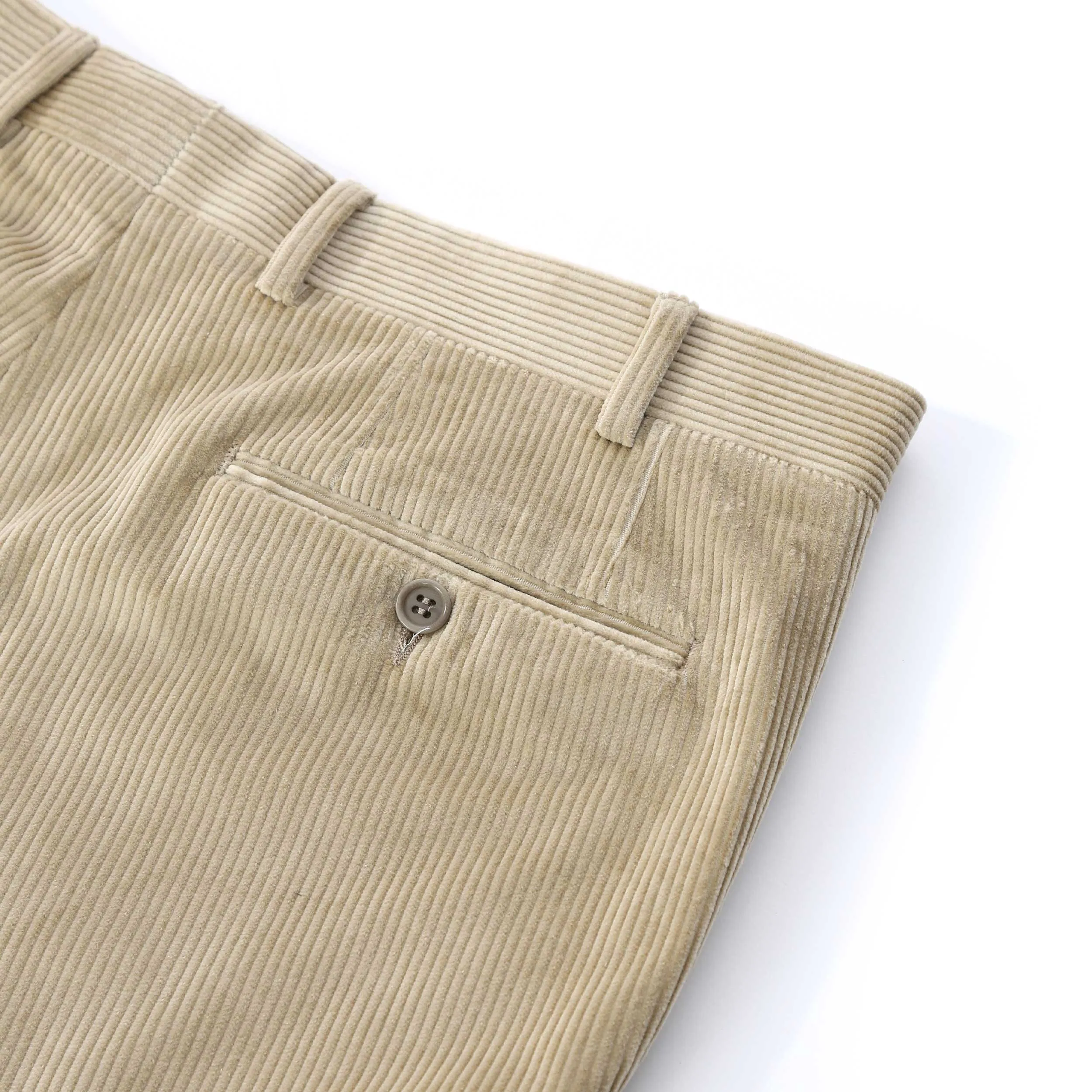 Canali Cord Trouser in Beige