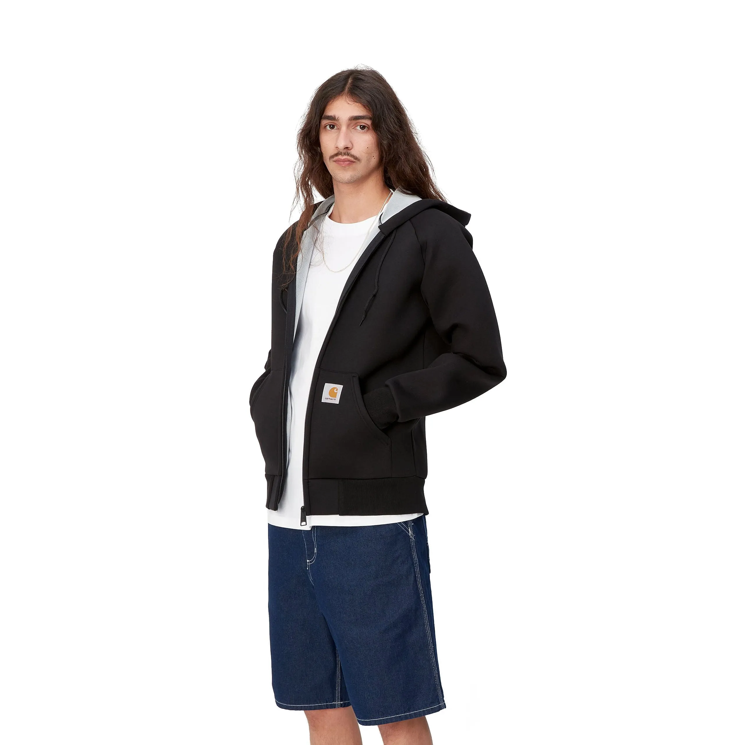 CAR-LUX HOODED JACKET BLACK / GREY