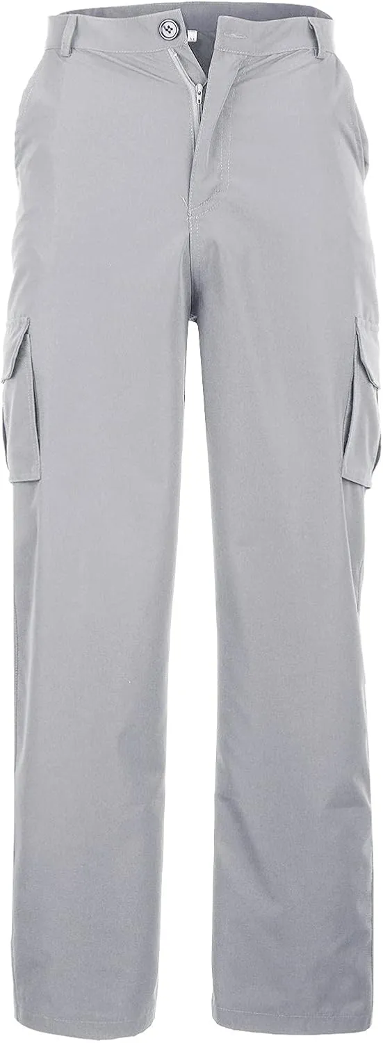 Cargo Pants for Men Relaxed Fit Men with Pockets Men's Basic Active Tapered Jogger Pants Regular and Big & Tall Sizes