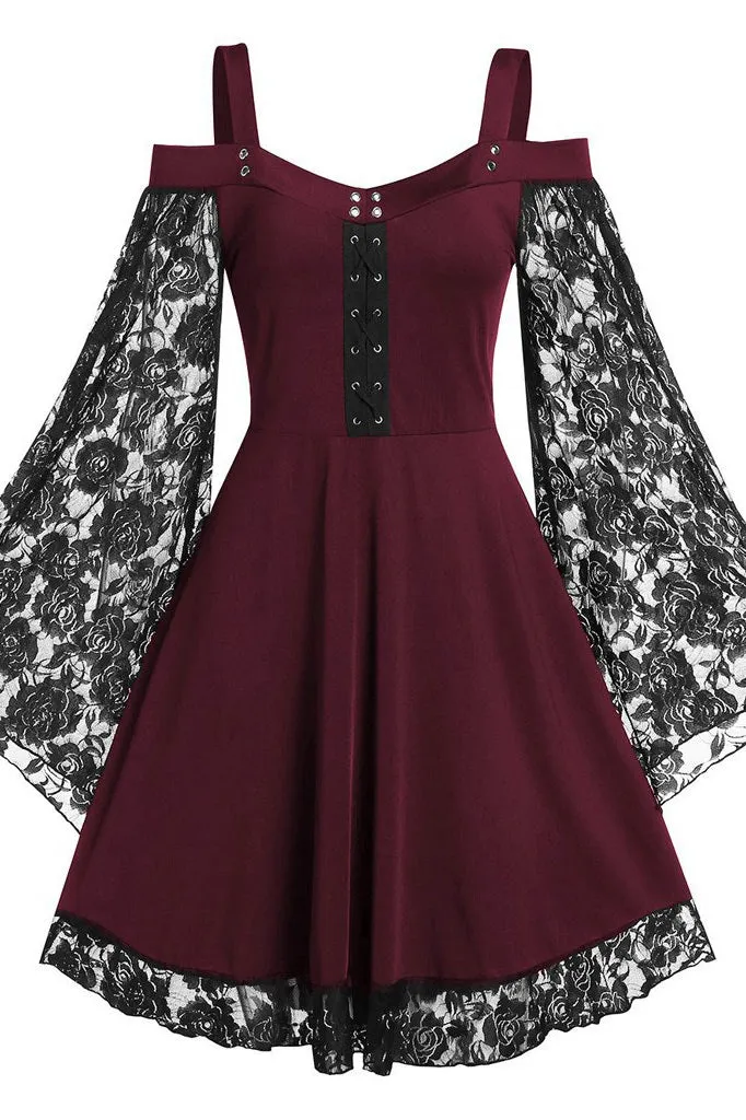 Chic Short Mini Long Sleeve A-Line Party Little Black Dress