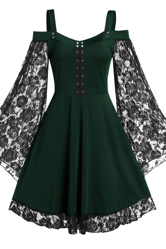 Chic Short Mini Long Sleeve A-Line Party Little Black Dress