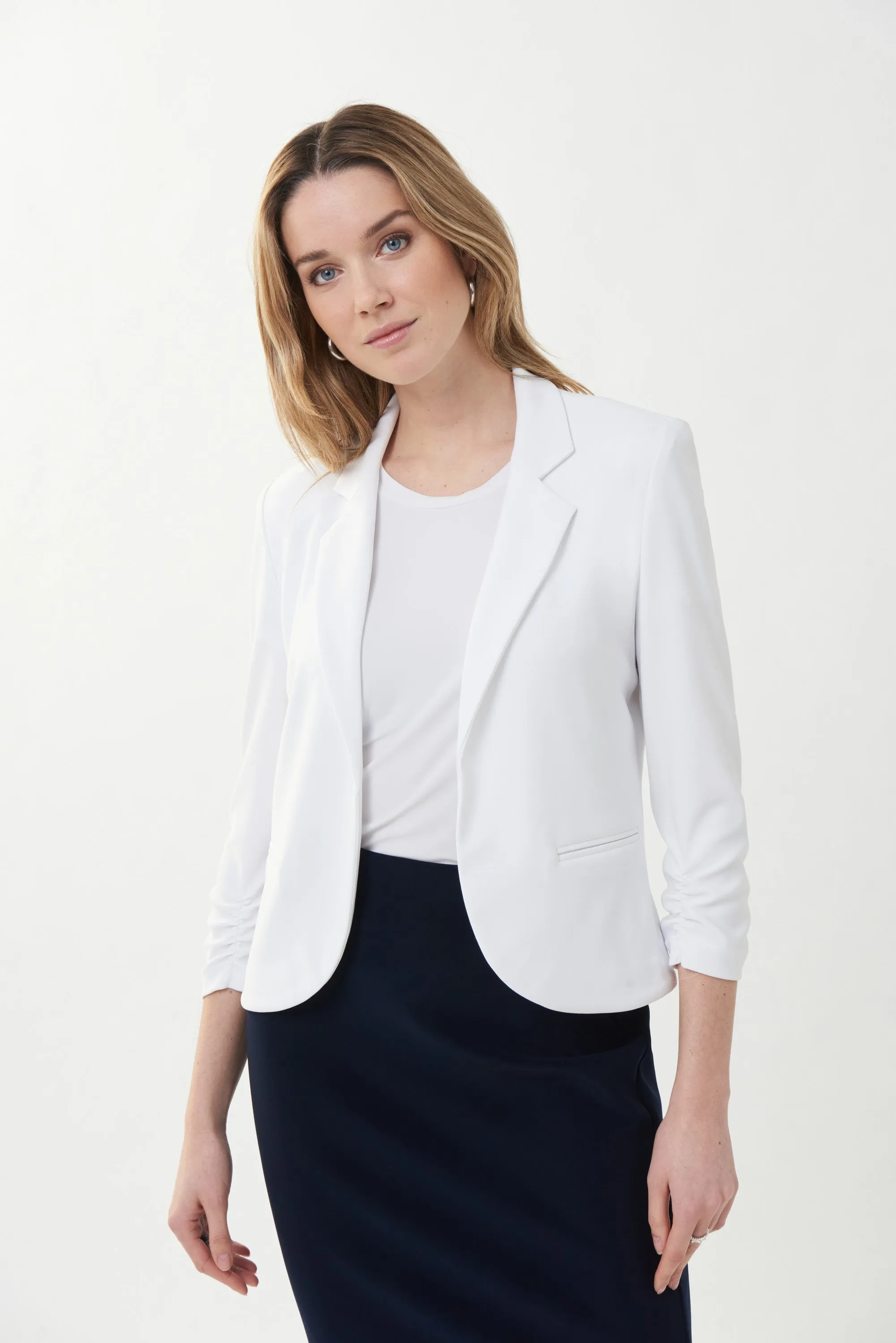 Classic Blazer 143148 In Black, Navy & Vanilla by Joseph Ribkoff