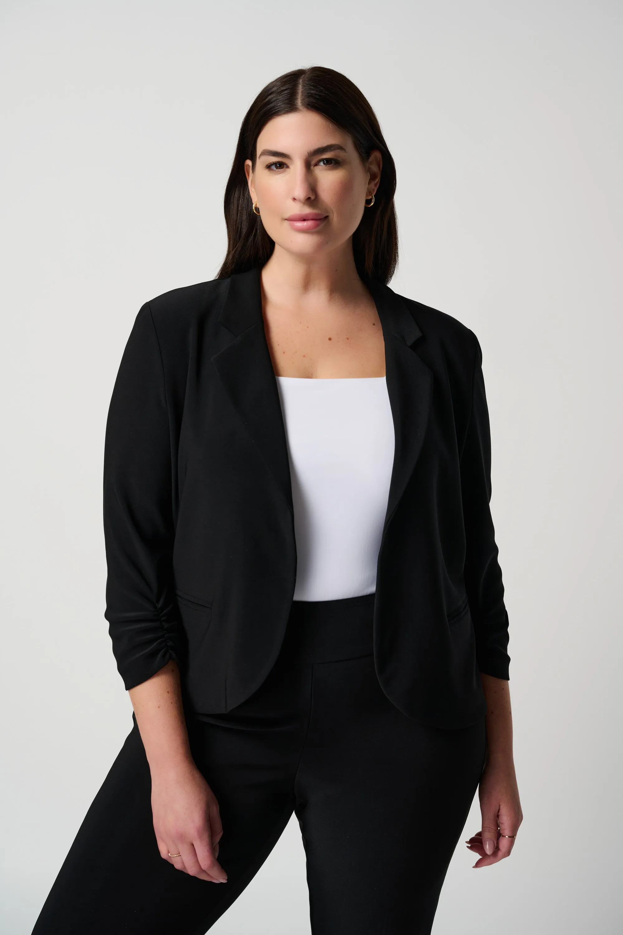 Classic Blazer 143148 In Black, Navy & Vanilla by Joseph Ribkoff