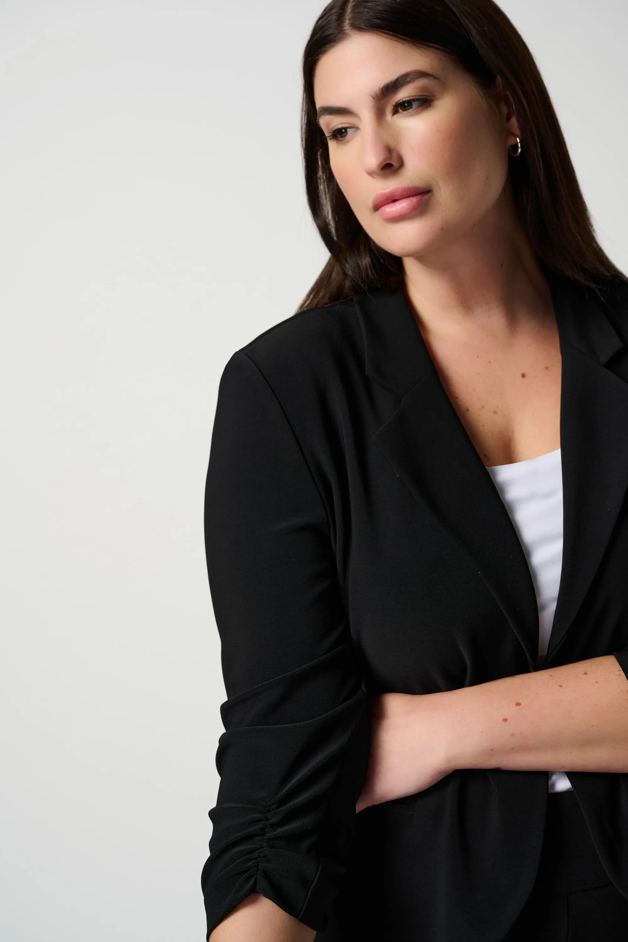 Classic Blazer 143148 In Black, Navy & Vanilla by Joseph Ribkoff