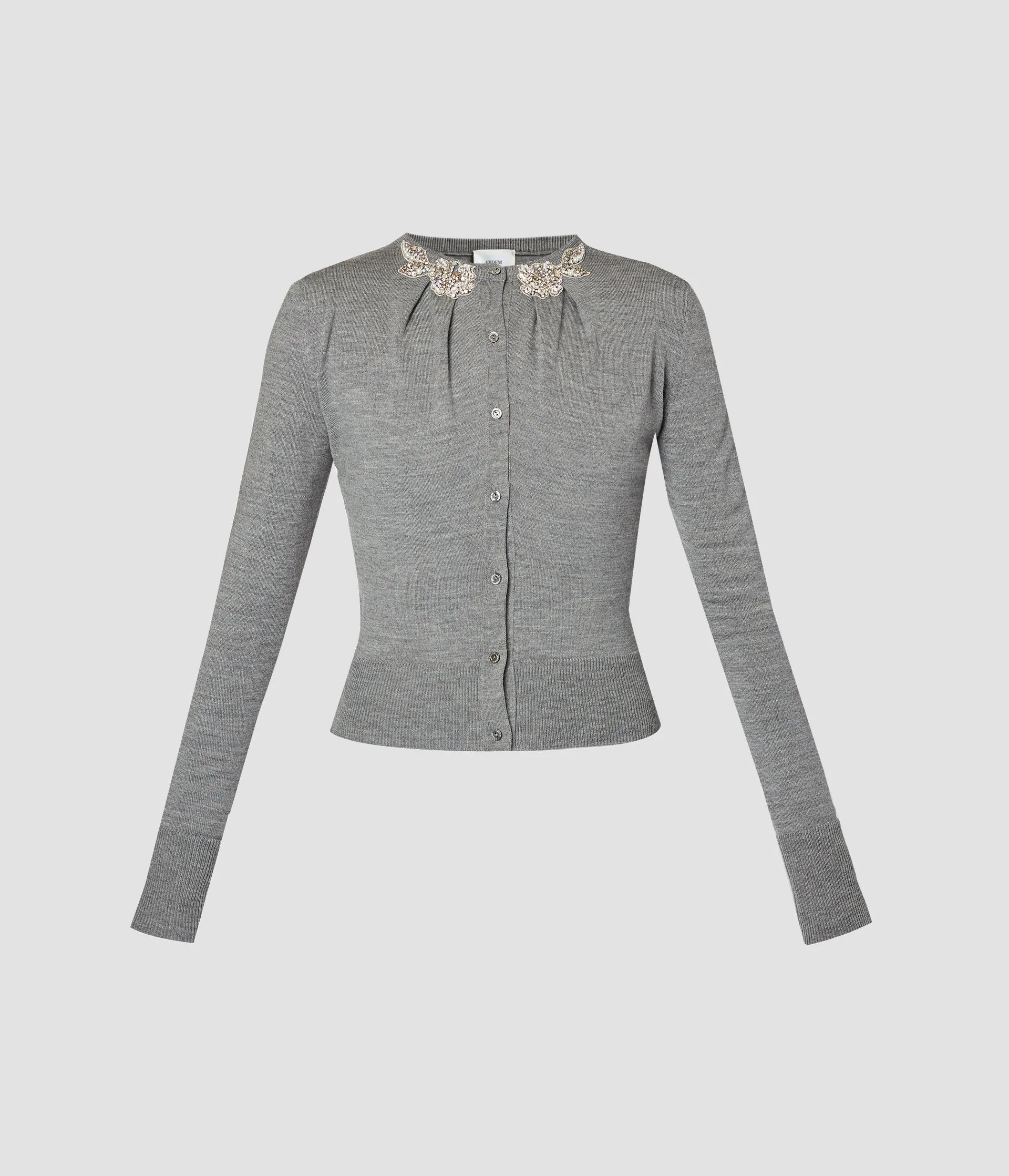 Drape Detail Knit Cardigan