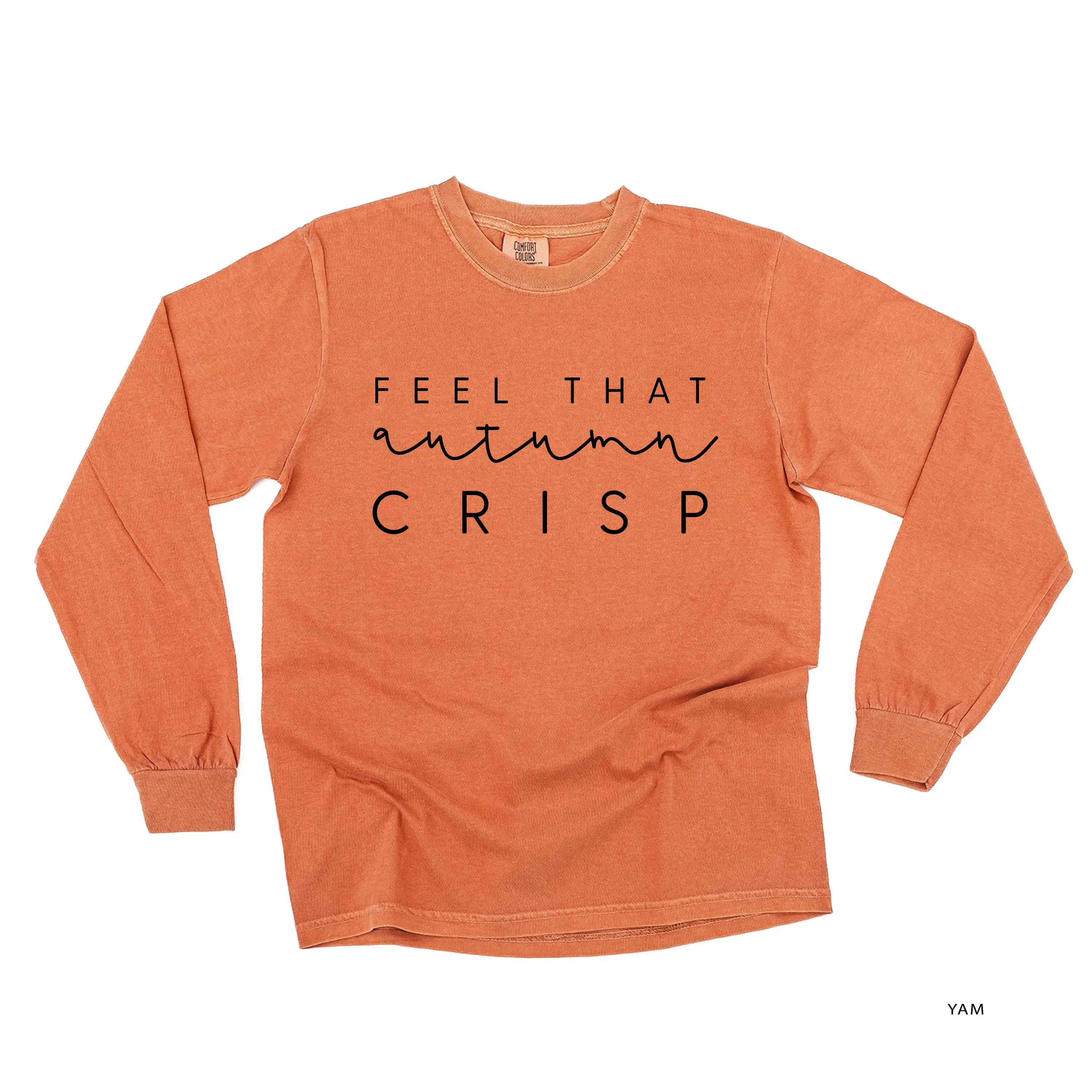 Feel That Autumn Crisp - LONG SLEEVE COMFORT COLORS TEE