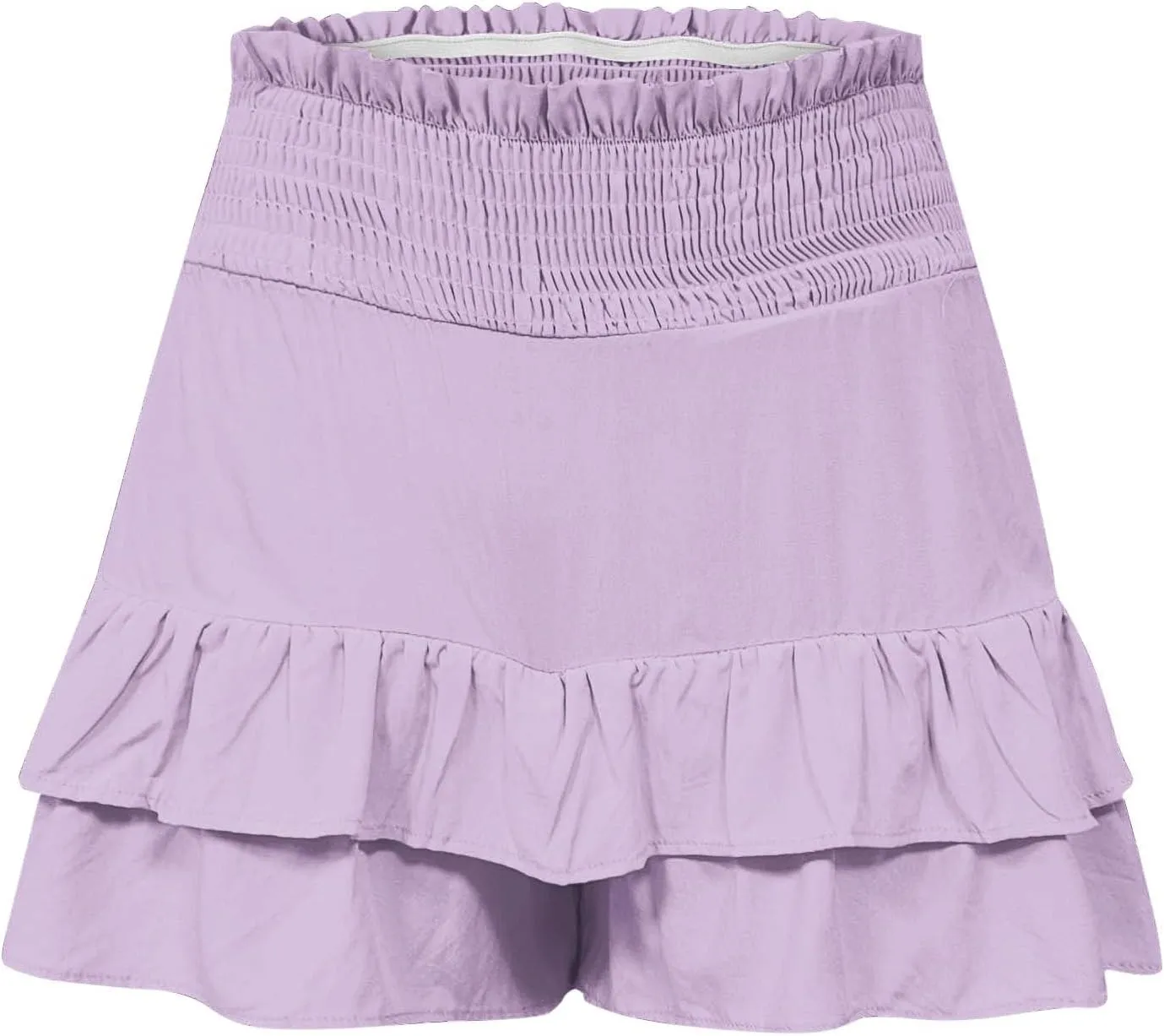 Flowy Shorts for Women Summer Casual High Waisted Ruffles Pleated Tennis Mini Skirt Tummy Control Athletic Golf Skort