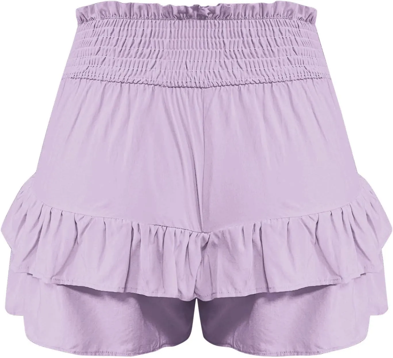 Flowy Shorts for Women Summer Casual High Waisted Ruffles Pleated Tennis Mini Skirt Tummy Control Athletic Golf Skort