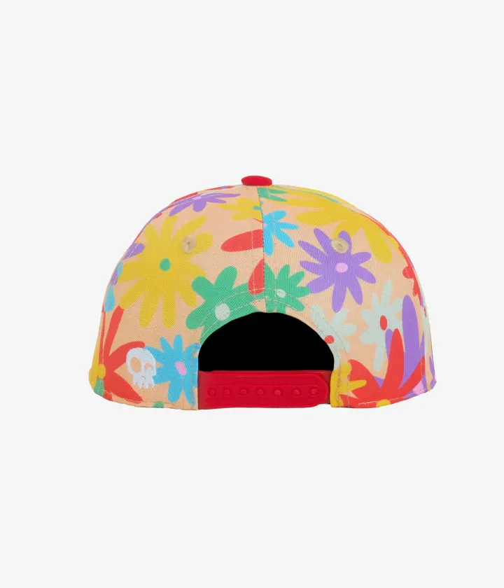 Headster Snapback - Peaches Backyard Meadow