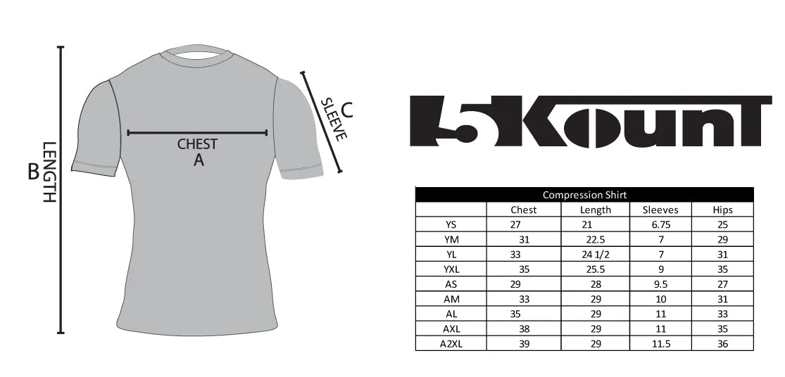 Jeff Classic Wrestling Sublimated Compression Shirt