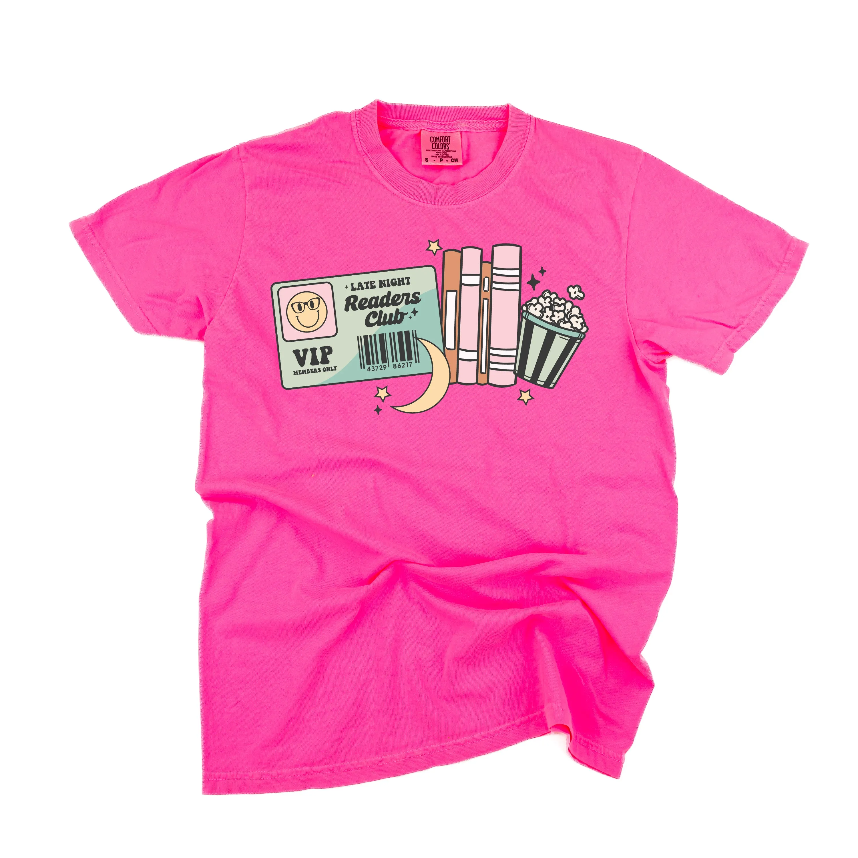 Late Night Readers Club - SHORT SLEEVE COMFORT COLORS TEE