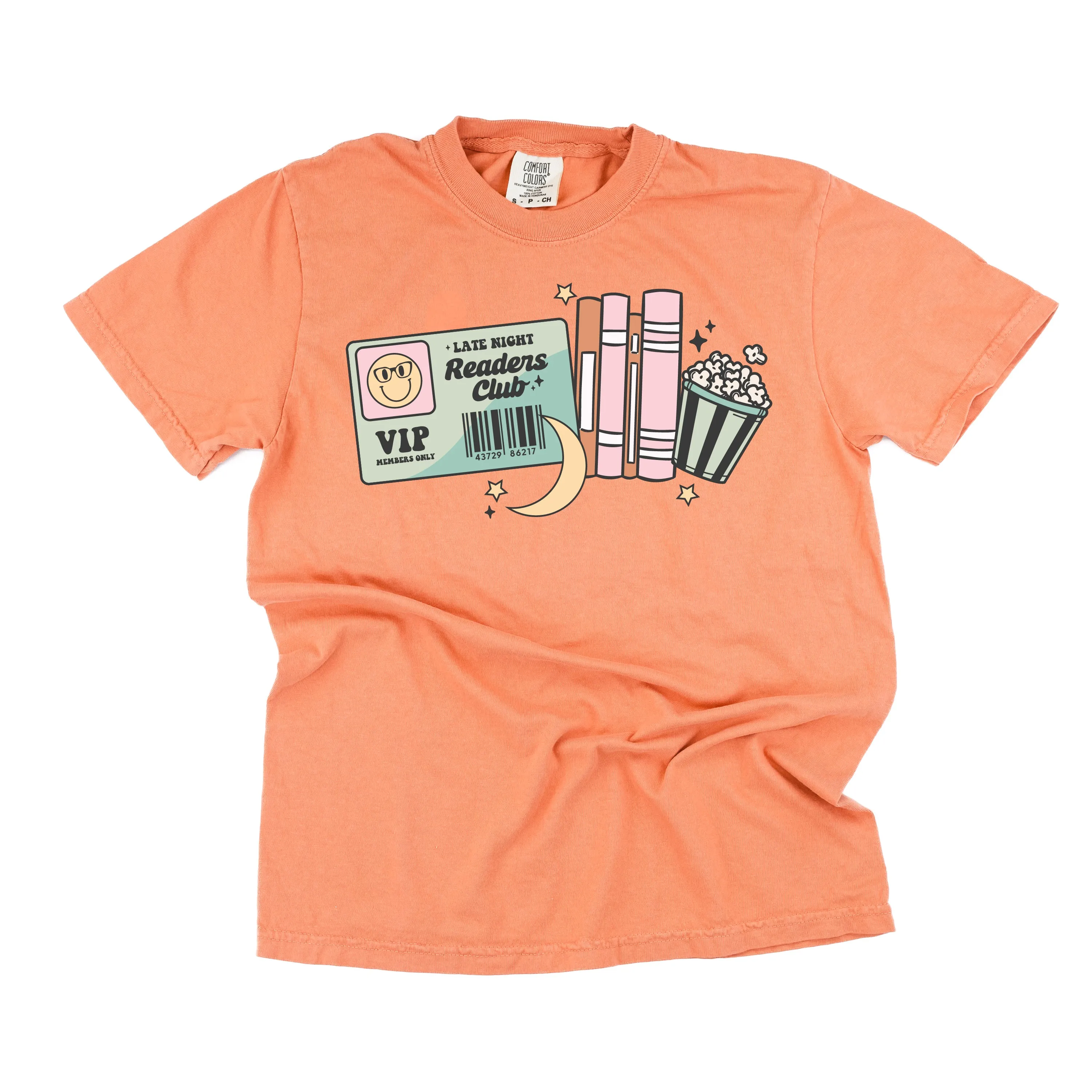 Late Night Readers Club - SHORT SLEEVE COMFORT COLORS TEE