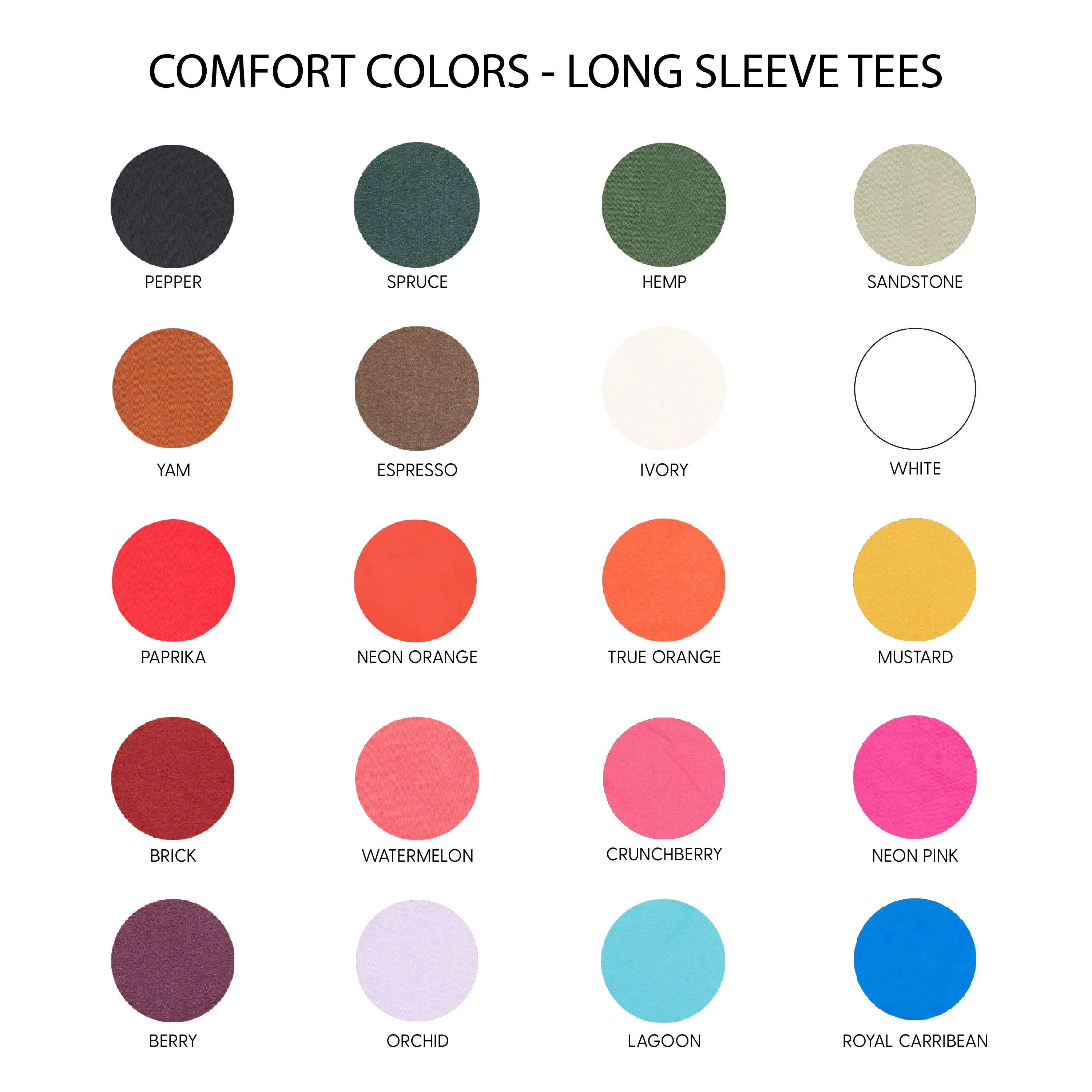 LONG SLEEVE COMFORT COLORS TEE w/ Puff Print MAMA