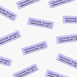 Looking Sharp ~ 6 Sew-in Labels
