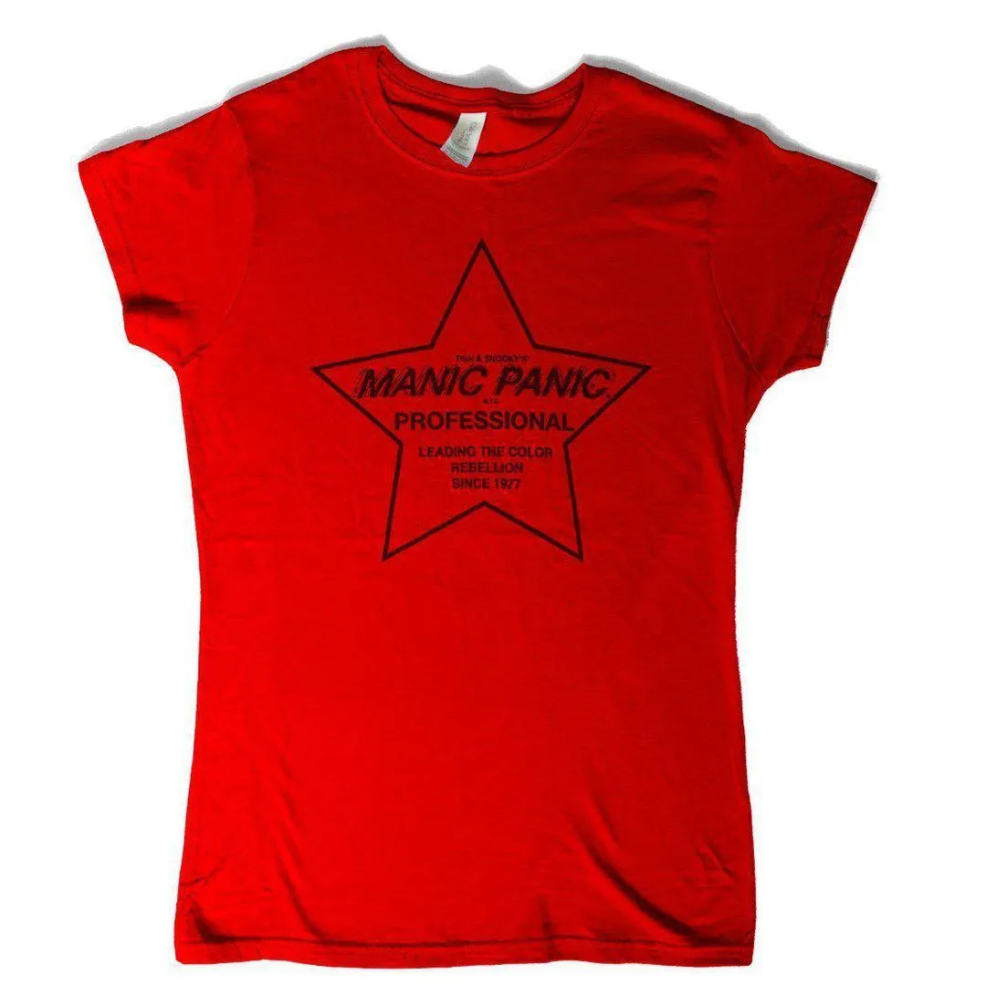 Manic Panic Professional Ladies Tee Shirt Red Velvet