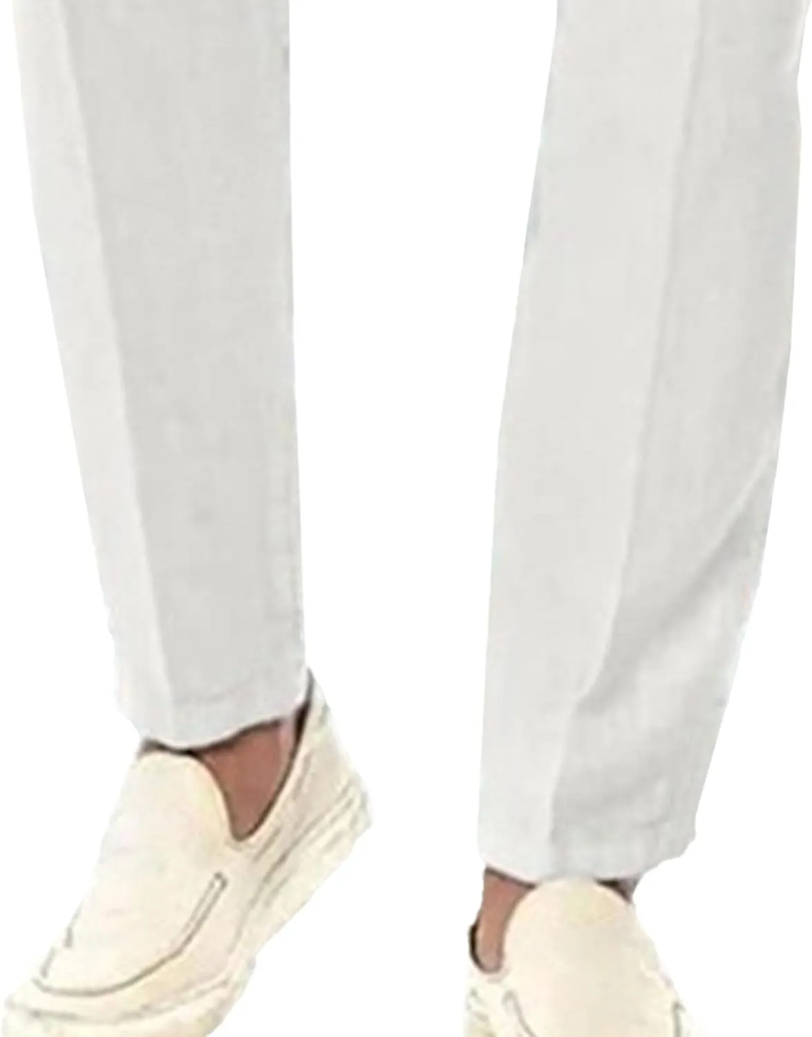 Men's Baggy Straight Leg Comfort Beach Pants Solid Lightweight Outdoor Trousers Classic Casual Summer Pants