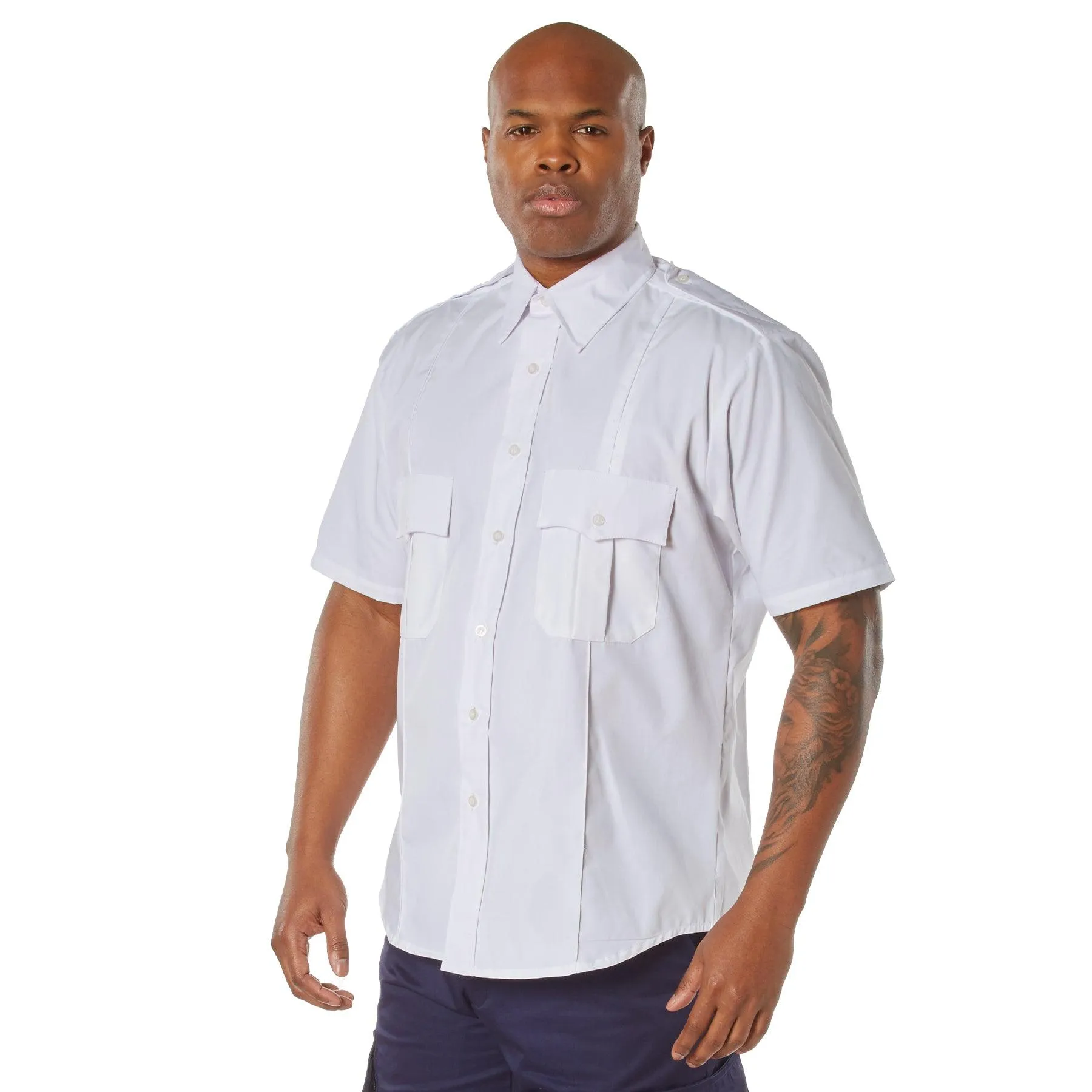 Mens Short Sleeve Uniform Shirt by Rothco