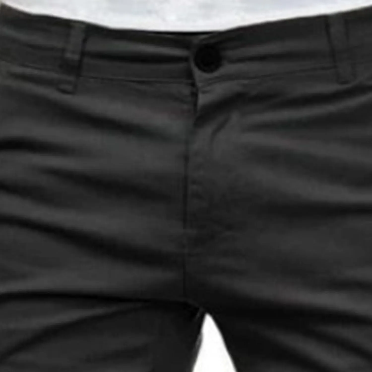 Men's Slim-Fit Short Classic Elastic Lightweight Short Casual Chino Stretch Shorts with Pockets