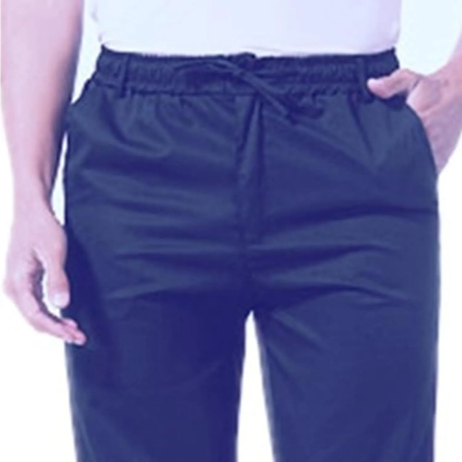 Men's Stretch Loose Fit Yoga Pants Comfort Classic Summer Trousers Cotton Linen Straight Leg Hiking Pants