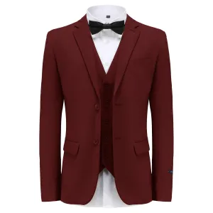 MILANO LABEL SLIM FIT SUIT/M3OO/BURG