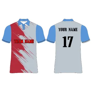 NEXT PRINT All Over Printed Customized Sublimation T-Shirt Unisex Sports Jersey Player Name & Number, Team Name And Logo.NP0080035