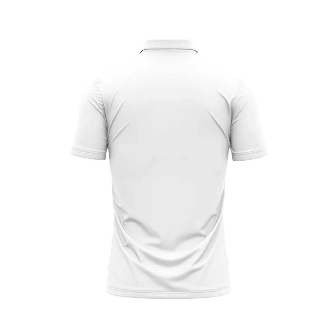 Next Print Customized Polo Neck White Jersey NPTS85
