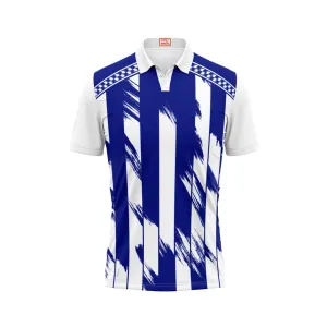 Next Print Customized Polo Neck White Jersey NPTS85