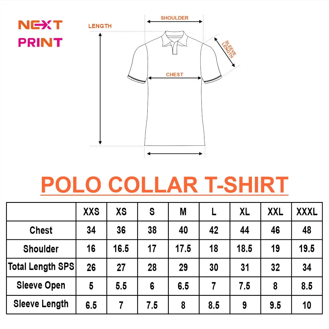 Next Print Customized Polo Neck White Jersey NPTS85