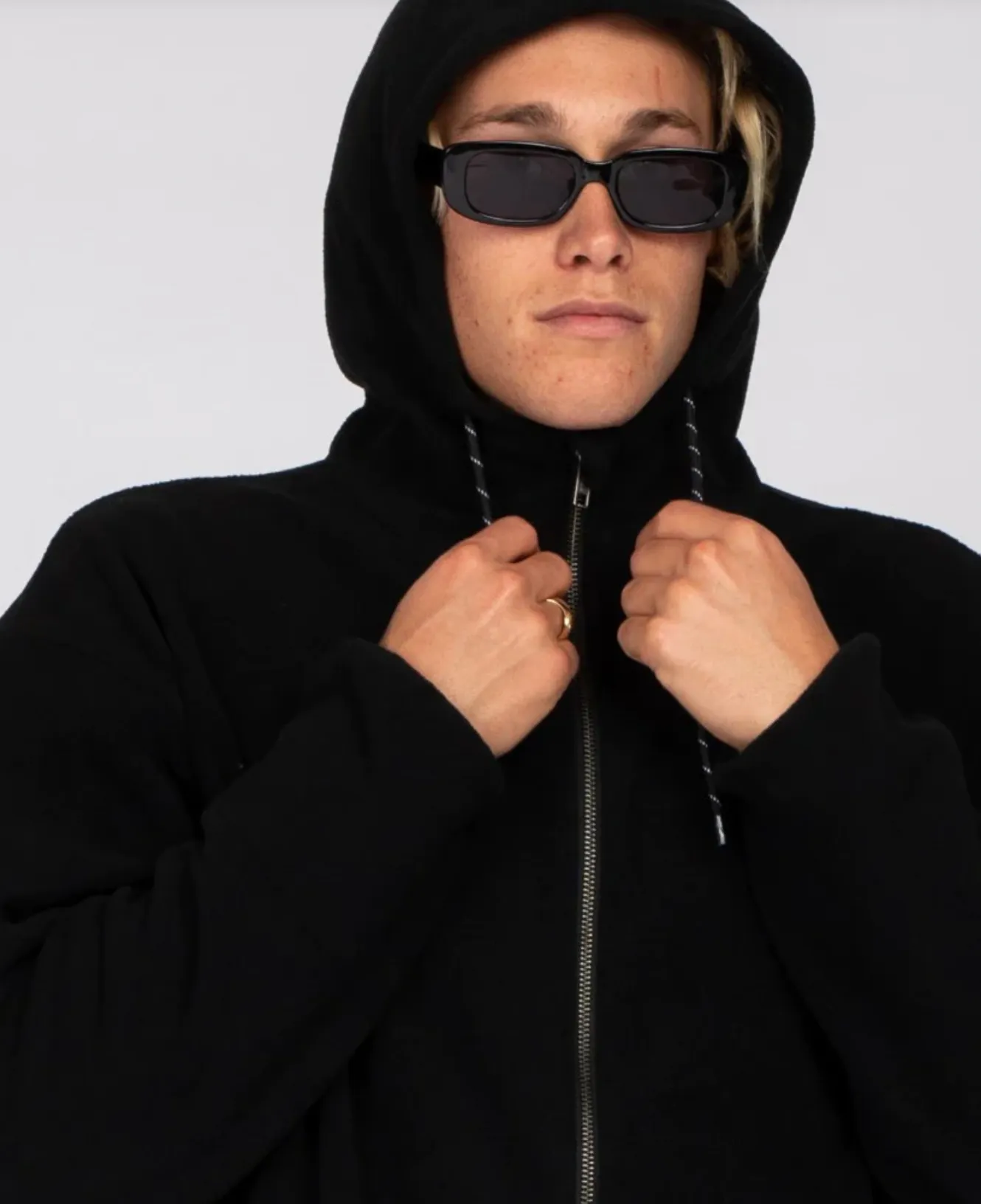 ONE HIT ZIP THRU POLAR FLEECE