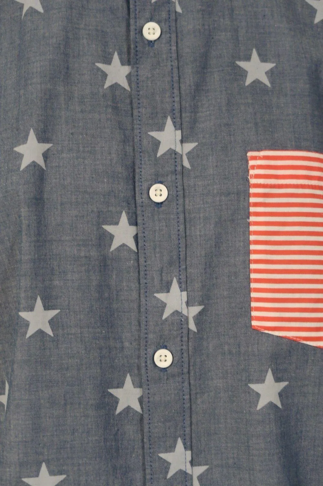 Quik Silver Men's 4th July S/S Woven Shirt (Retail $55)