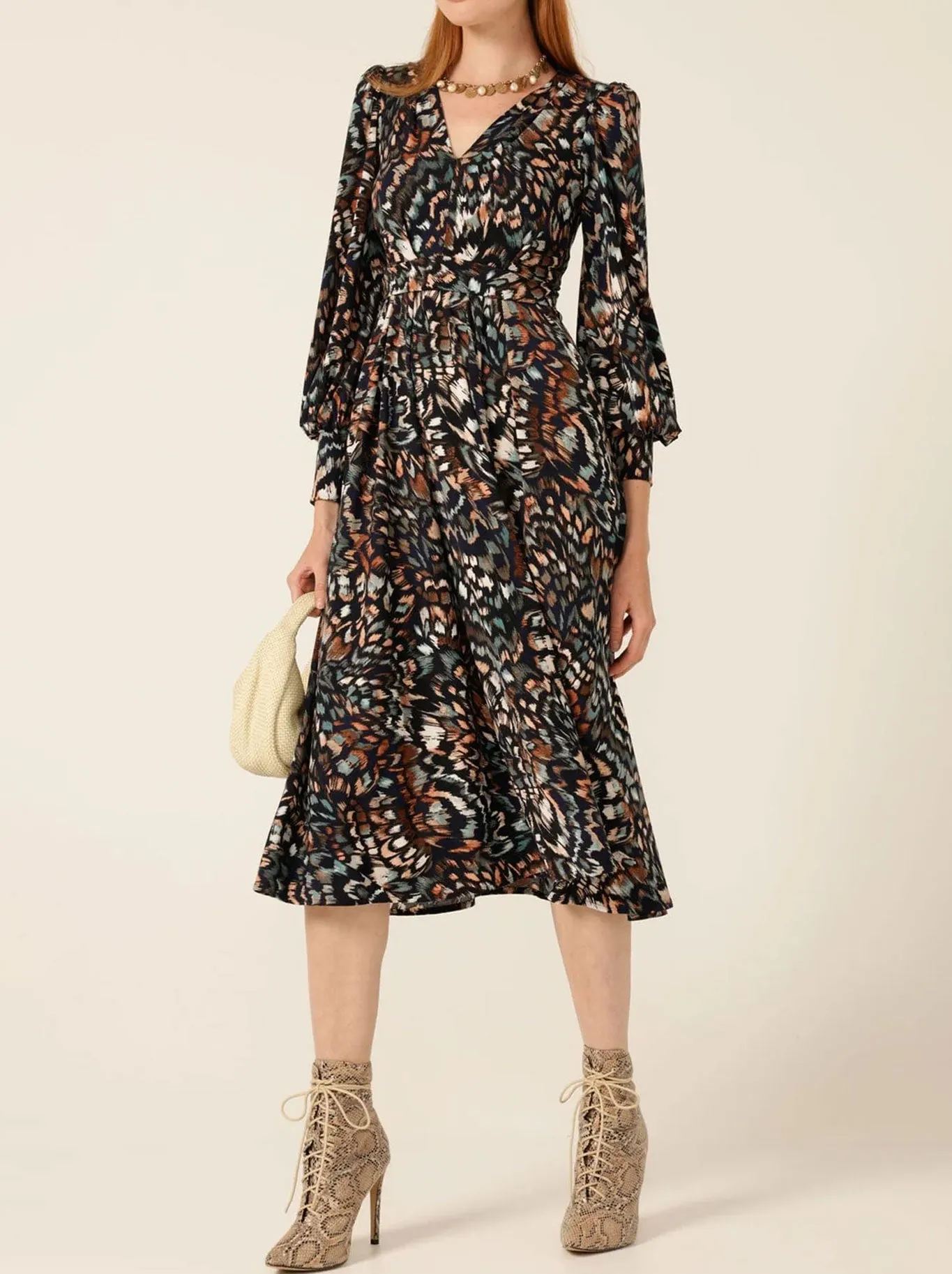 SACHA DRAKE YVONNE MIDI DRESS
