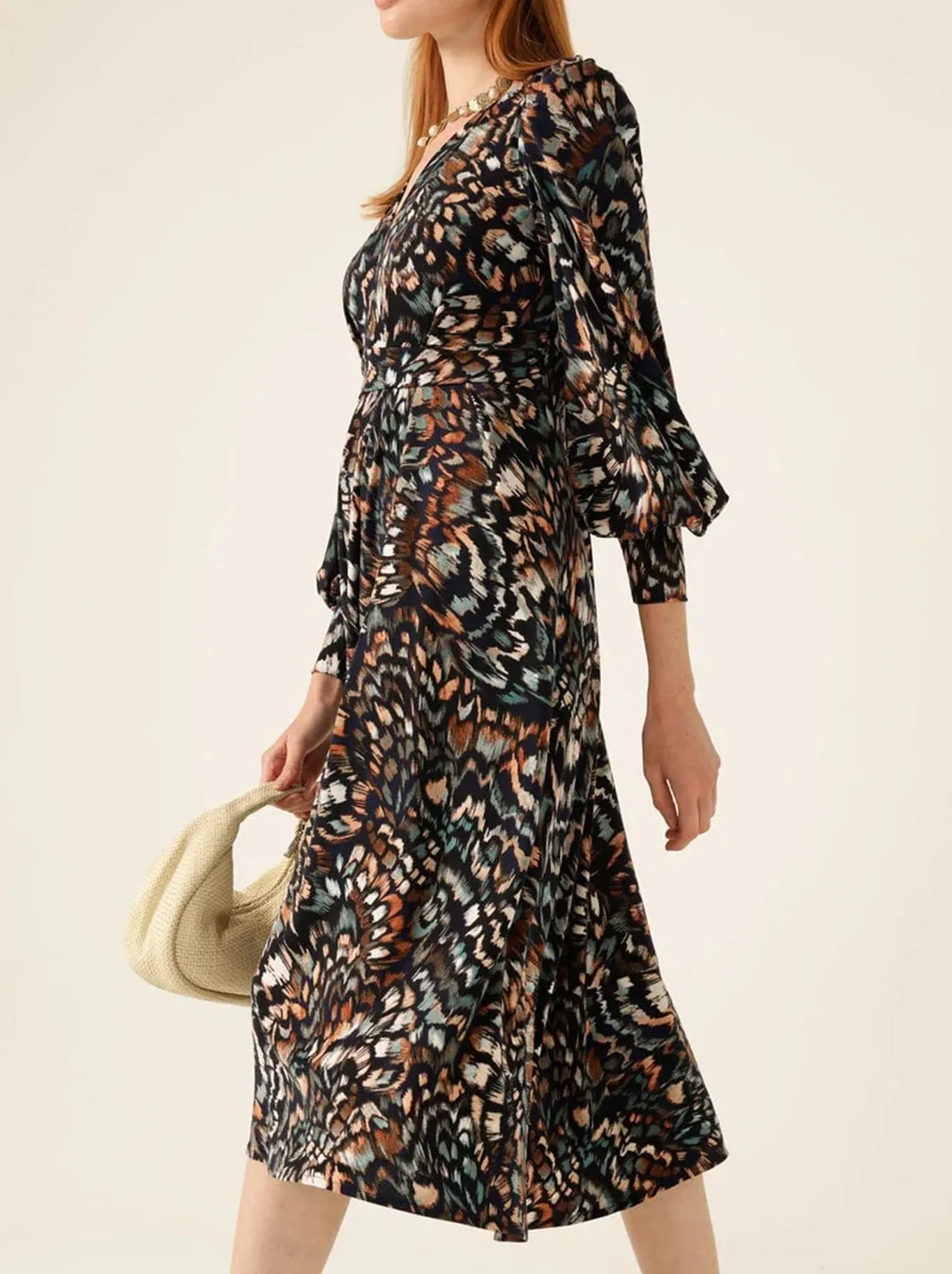 SACHA DRAKE YVONNE MIDI DRESS