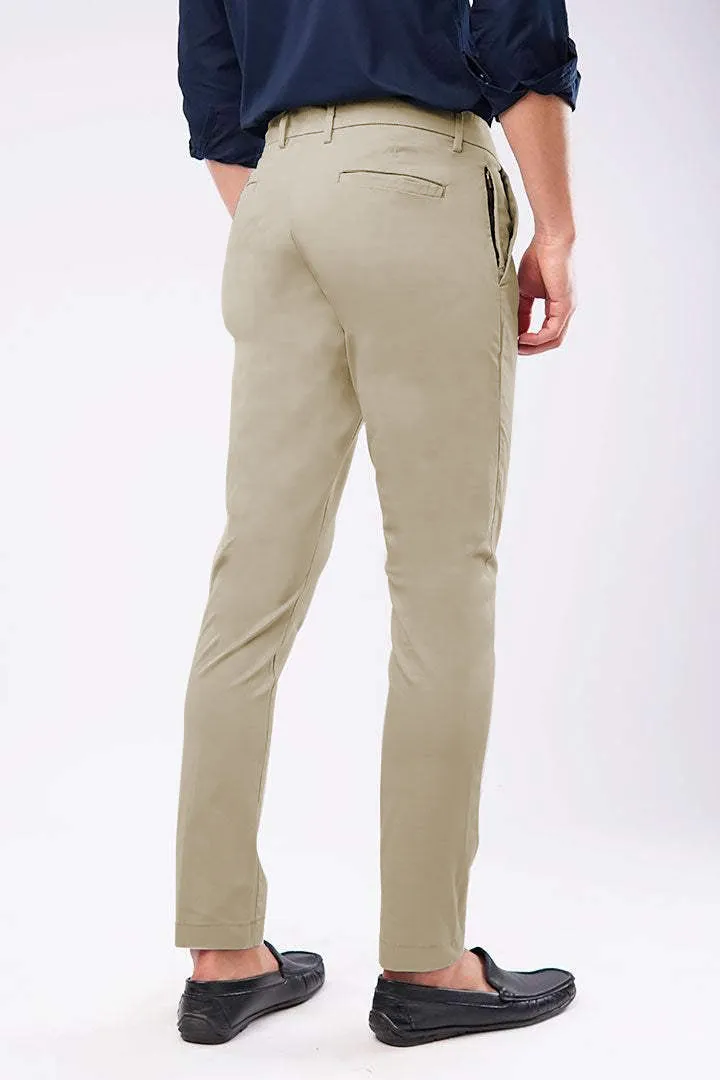 Slim Fit Chinos - Sand