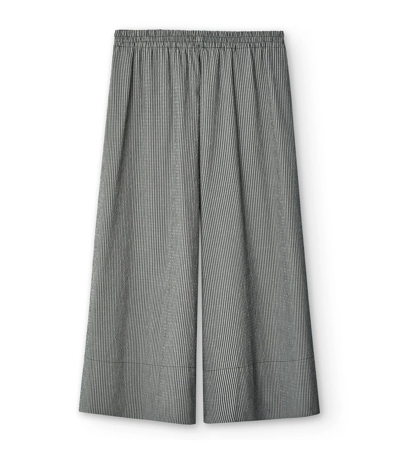 Striped Wide Leg Trousers