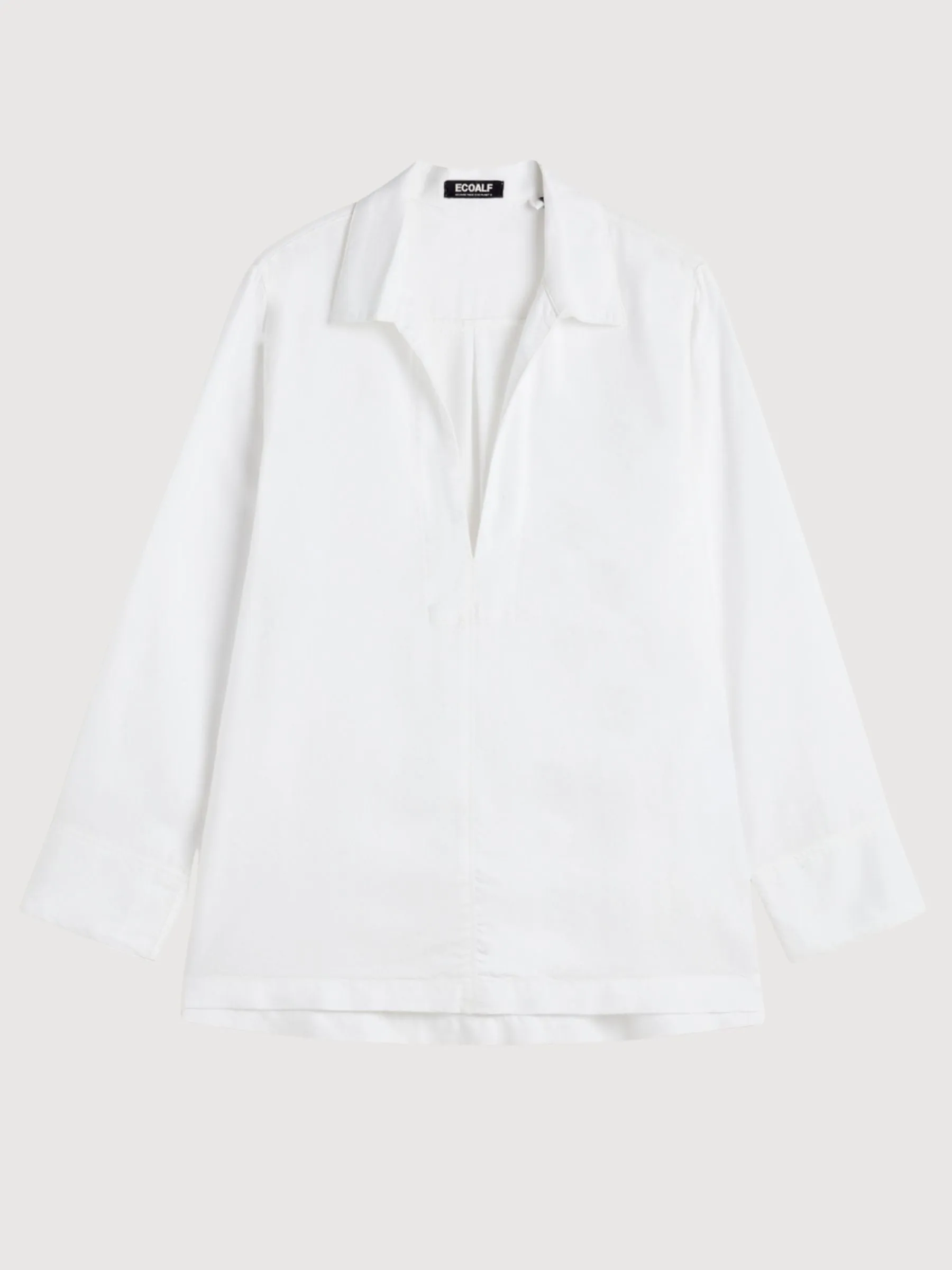 Vega Shirt Woman White | Ecoalf